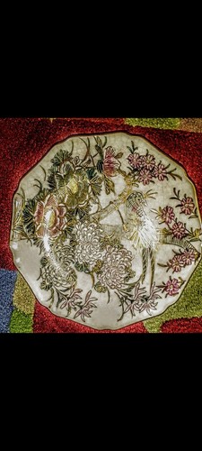 Satsuma antique vintage - satsuma, plate