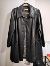 Black Shiny Stylish Coat Size