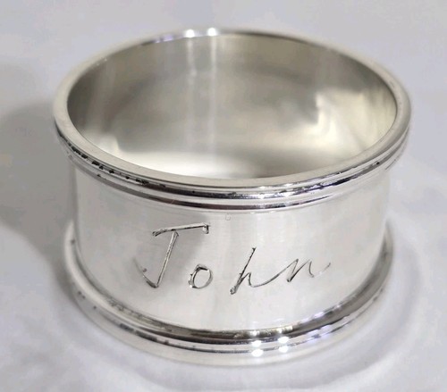 Vintage sterling silver napkin
