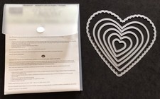 Heart Collection nesting Framelits Sizzix Big Shot Stampin' Up! metal die set
