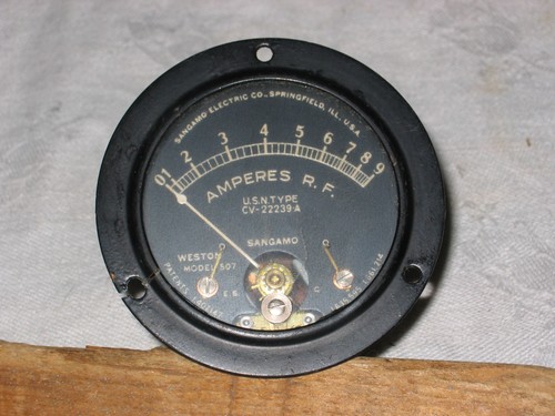 Vtg weston model 507 - model, amperes