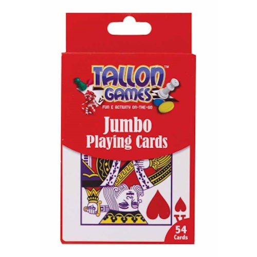 Jumbo playing cards large - jumbo,