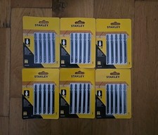 6x Stanley 5 Piece T Shank Jigsaw Blade Set for Wood STA27025 (Total 30)