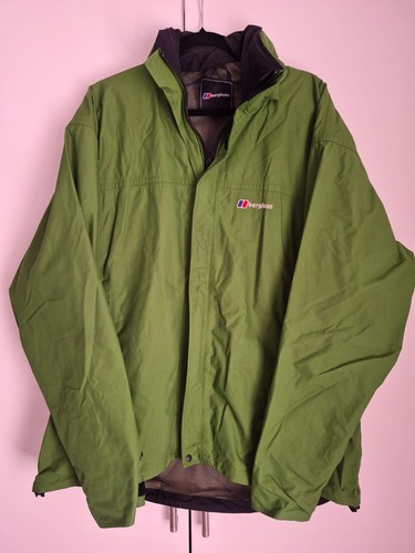 Mens green berghaus zip - green,