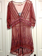 Nataya Dress Womens M Plum