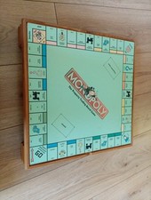 Rare vintage wooden Monopoly