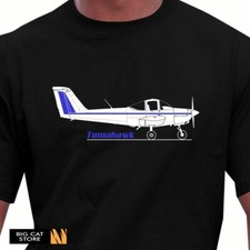AeroArt - Classic Piper PA38 Tomahawk Aircraft Artwork Design T-Shirt
