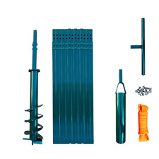 150mm/ 18m + BAILER DRILLPARTNER Hand Auger System Water well Earth Borer