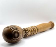 Superb 19thC Turned Boxwood Maritime or Royal Naval Sailors Life Preserver