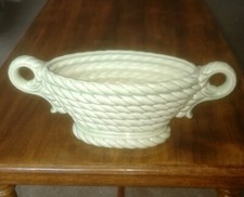Vintage Two Handled Green Rope