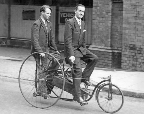 Singer tandem tricycle 1950 - singer,