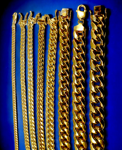 14k yellow gold miami - yellow, cuban