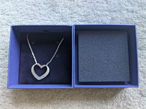 Swarovski heart pendant - heart,