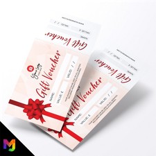 Custom printed gift vouchers - custom, |