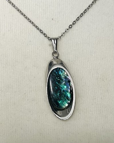 Signed abalone shell - abalone,