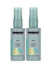 2x Toni & Guy Sea Salt Texturising Spray 75ml, natural waves