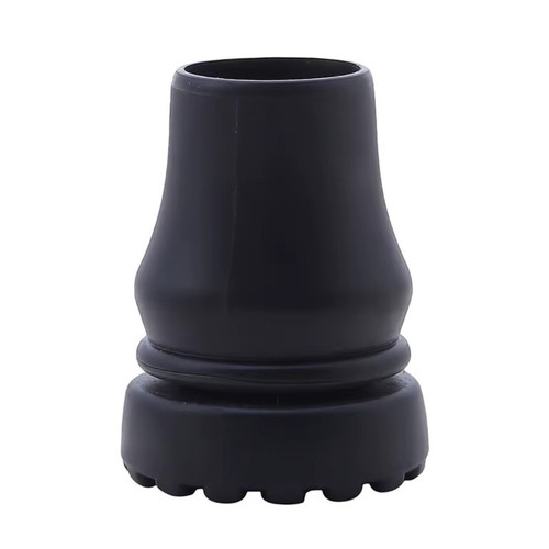 Rubber walking stick - rubber, ferrules