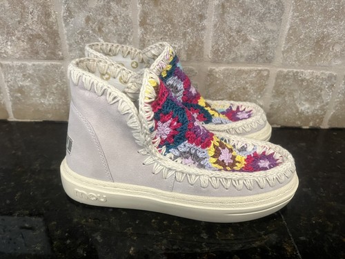 New crochet boots mou cottage - new,