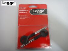 SPLINED KEYS 2 x LEGGE P465.ZP KEY FOR DOOR SECURITY RACK BOLTS - NEW