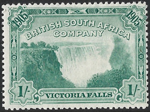 Rhodesia 1905 blue - 1905, blue-green