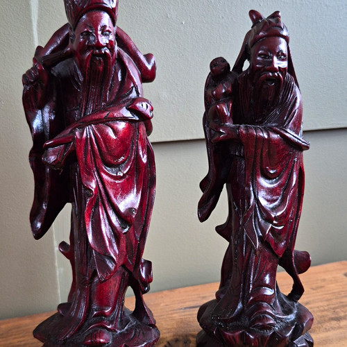 Hand carved wooden - carved,