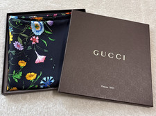 GUCCI Flora Silk Scarf 33in