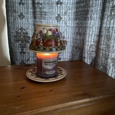 YANKEE CANDLE SHADE AND TRAY