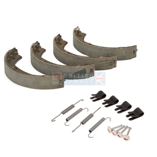 Handbrake shoe set - shoe, fitting