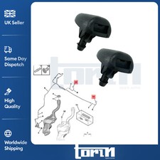 2x Front Windscreen Washer