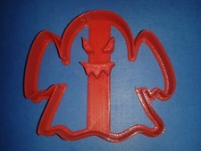 Ghost Halloween Cookie Cutter (008) - 3D Printed - High Quality Red