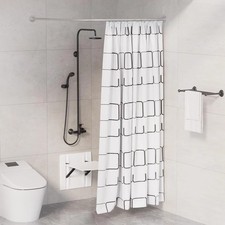Shower Curtain Rail L Shaped Shower Curtain Rod Extendable Corner Shower Curtain