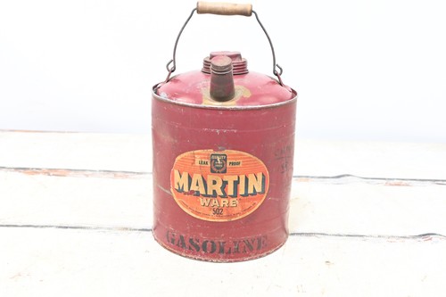 Vintage gas can martin - can,