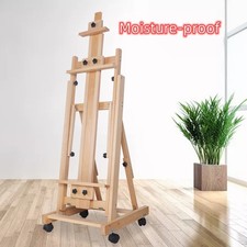 Heavy Duty Studio Artist Easel Large H-Frame Wood Painting Art Easel Standing