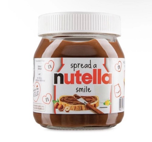 Nutella hazelnut spread - x,