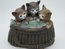 3 Kittens Cat Figurine Trout