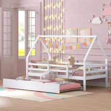 Wooden Platform Bed Single