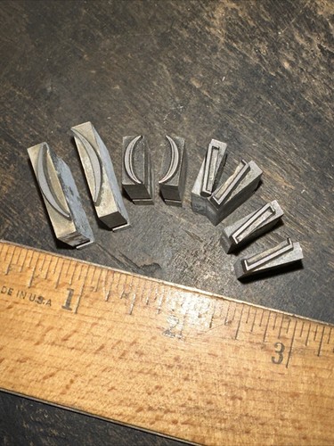 Lead printing blocks - lead, ()