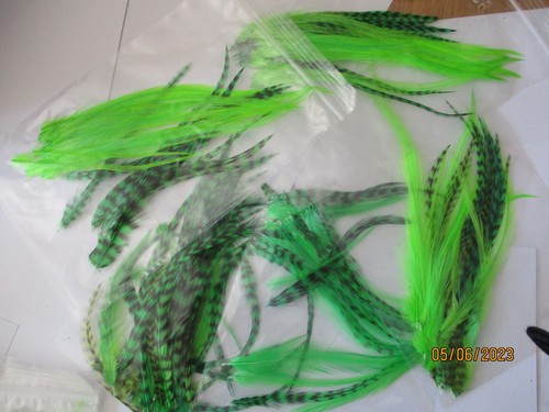 Green mixed cock - neck, hackle