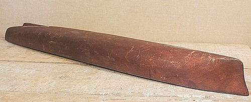 Antique wooden long boat