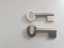 2 x  Key Blanks for Padlocks, Deed Boxes etc(3333)New Old Stock
