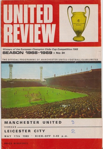 Football programme man utd - programme,