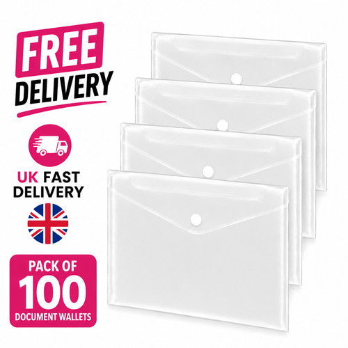 100 clear plastic stud - 100,