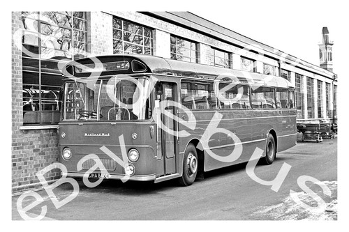 Bus photograph midland red jha - red,