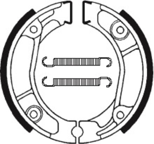Brake shoes organic ba013 - brake,