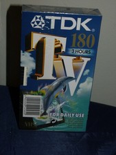 TDK 180 min (3 Hour) VHS Video