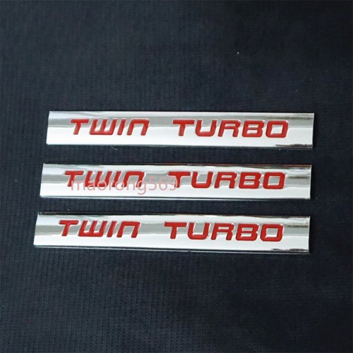 Twin turbo chrome red - 3x,