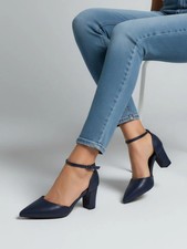 Ladies Stilettos Navy Sandals