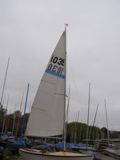 Streaker Class Dacron Sail, Holt,  including battens and sail bag