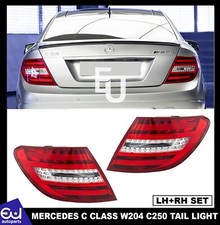 Pair LED Rear Tail Light Lamp For Mercedes Benz C-Class W204 C250 C350 C63/11-14