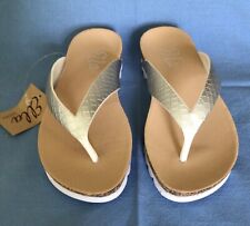 Silver Ella Flip Flops Toe